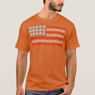 American Flag Patriotic Baseball 10 T-Shirt