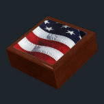 American Flag Patriotic Beauty Customisable Gift Box<br><div class="desc">American Flag Patriotic Beauty Gift Box.  Add your own special message to this customisable gift box.</div>
