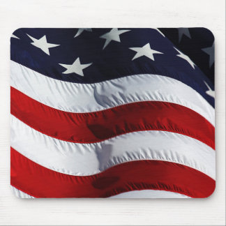 American Flag Patriotic Beauty Mouse Pad