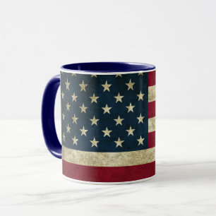 American Flag Patriotic Coffee Mug