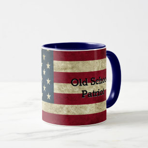 American Flag Patriotic Coffee Mug