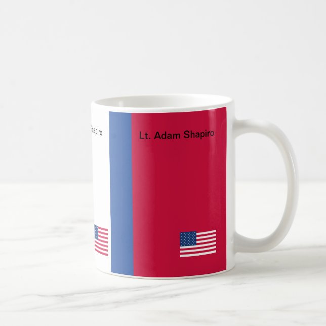 American Flag Patriotic  Coffee Mug (Right)