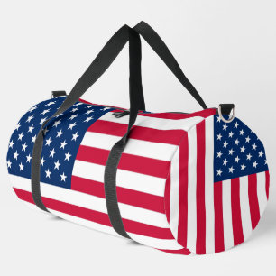 American Flag Patriotic Duffle Bag