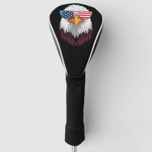 American Flag Patriotic Eagle 4th Of July Golf Head Cover