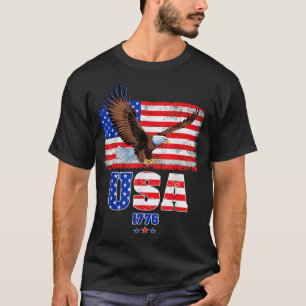 American Flag Patriotic Eagle Independence Day 4th T-Shirt