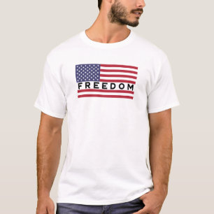 American Flag, Patriotic Freedom, USA Design T-Shirt