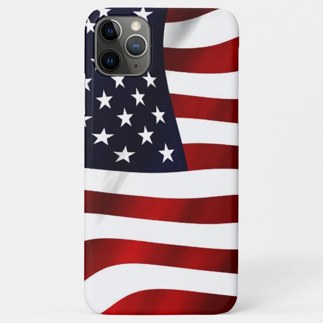 American Flag Patriotic Independence Day Case-Mate iPhone Case (Back)