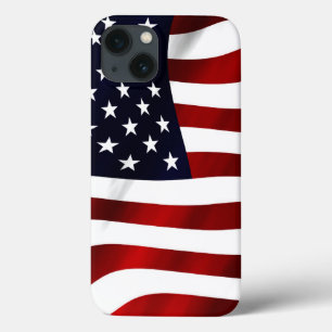 American Flag Patriotic Independence Day iPhone 13 Case