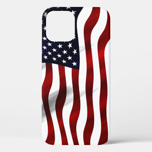 American Flag Patriotic Independence Day Case-Mate iPhone Case (Back)