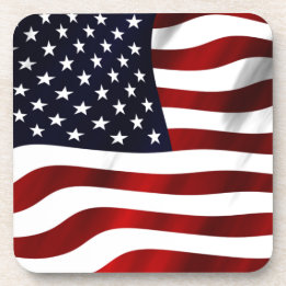 American Flag Patriotic Independence Day Coaster