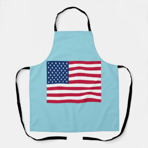 American Flag Patriotic Party Apron