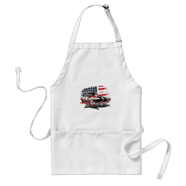 American Flag Patriotic Standard Apron (Front)