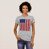 American Flag Patriotic T-Shirt (Front Full)
