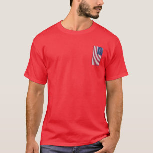 American flag patriotic true Classic sports  T-Shirt