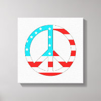 American Flag Peace Sign