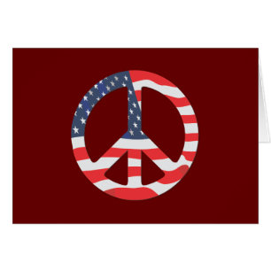American Flag Peace Sign