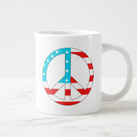American Flag Peace Sign