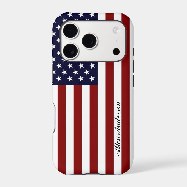 American Flag Personal Name or Monogram (Back)