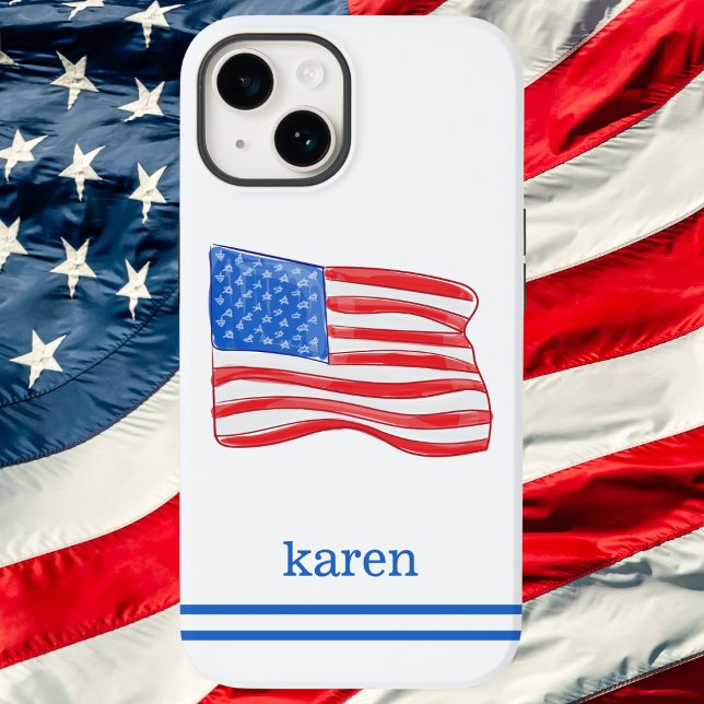 American Flag Personalised Case-Mate iPhone Case (Creator Uploaded)