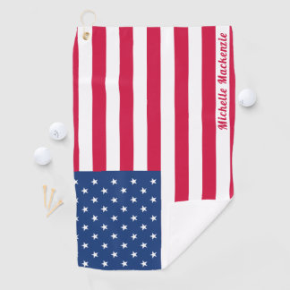 American Flag | Personalised Golf Towel