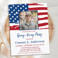 American Flag Photo Military Going Away Party