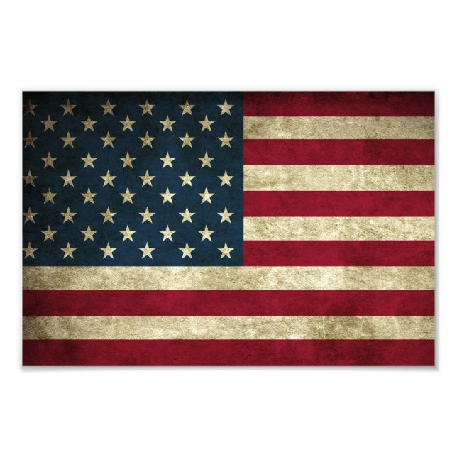 American Flag Photo Print (Front)
