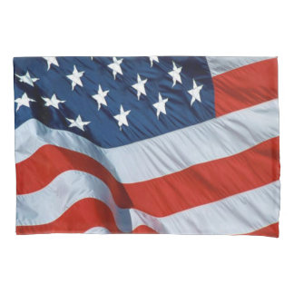American Flag Pillowcase