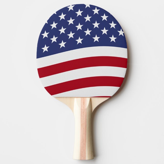 American Flag Ping Pong Paddle (Front)