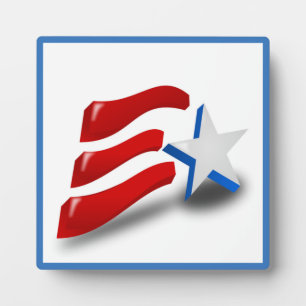 AMERICAN FLAG PLAQUE