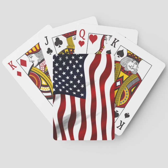 American Flag Playing Cards (Back)