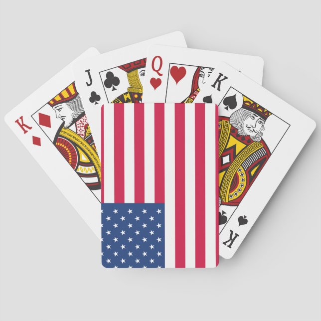 American Flag Playing Cards (Back)