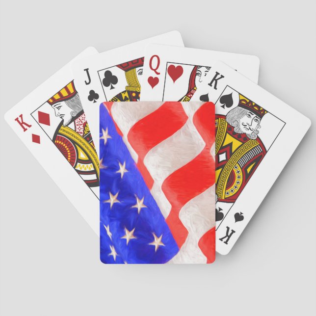 American Flag Playing Cards (Back)