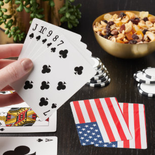 American Flag Poker Cards 