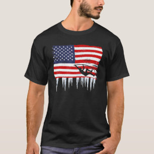American Flag  Pole Vault 1 T-Shirt