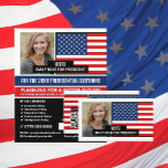 American Flag, Political Campaigner Advertising Flyer<br><div class="desc">American Flag, Political Campaigner Advertising Flyer by The Business Card Store.</div>
