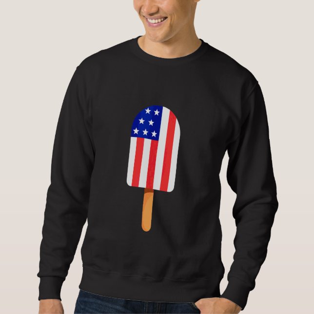 American Flag Pop It  American Flag Hey Dudes Meri Sweatshirt (Front)