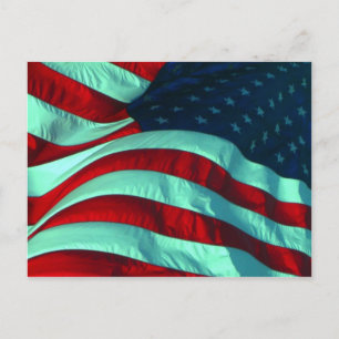 American Flag Postcard