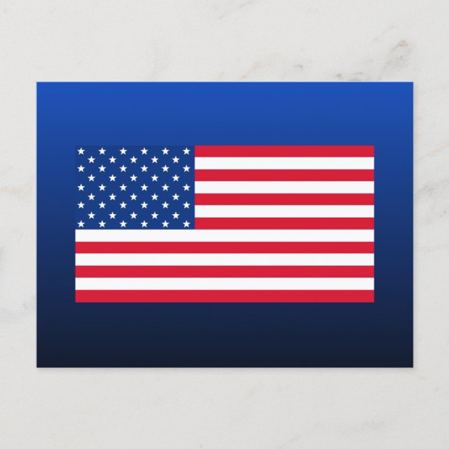 American Flag Postcard (Front)
