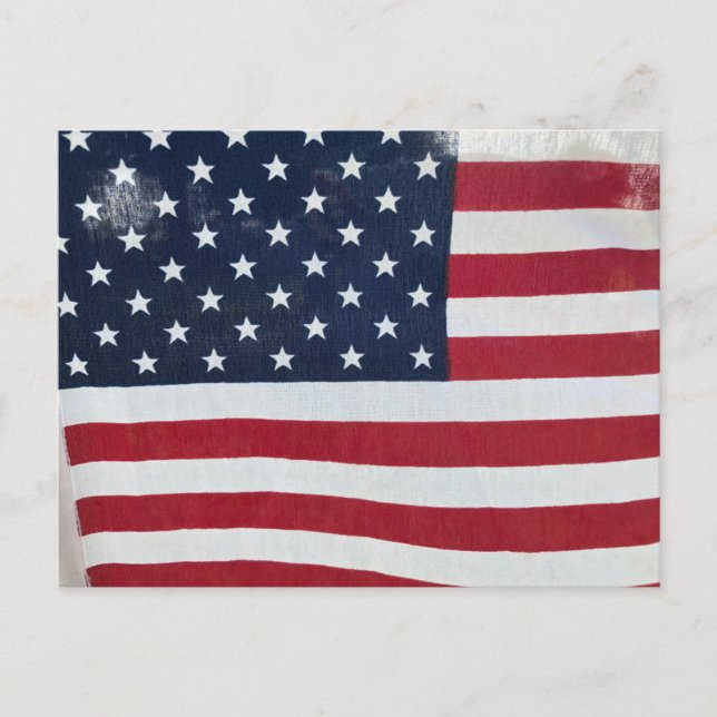 American Flag postcard (Front)
