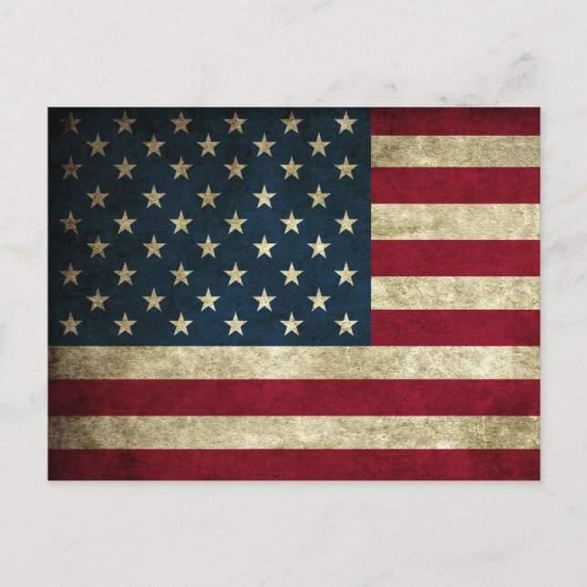 American Flag Postcard (Front)