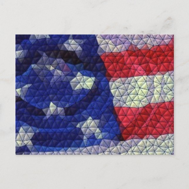 American Flag Postcard (Front)