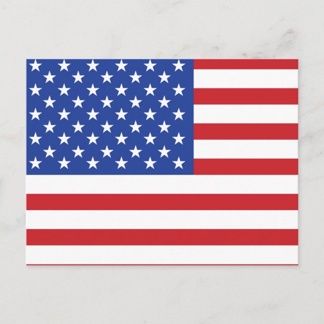 American Flag Postcard (Front)