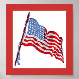 American Flag Poster
