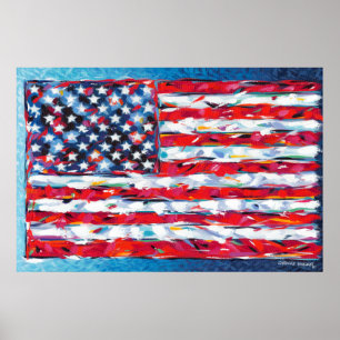 American Flag Poster