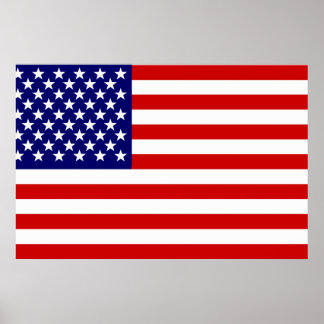 American flag poster