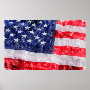 American flag poster