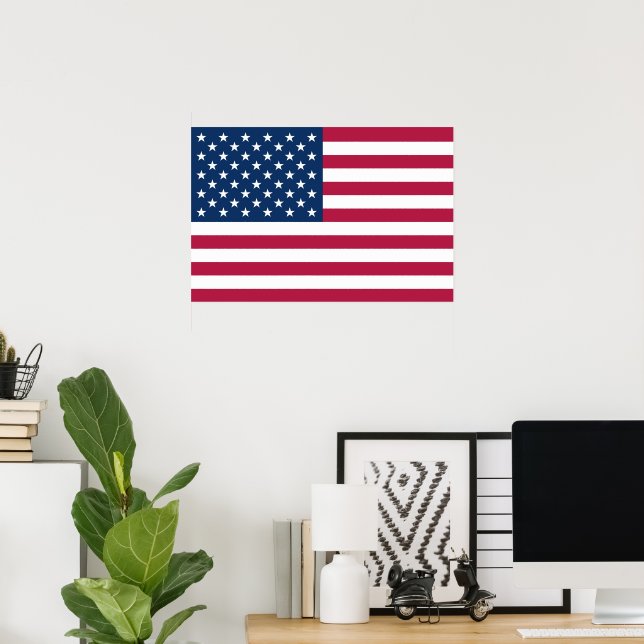 American flag poster (Home Office)