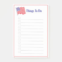 American Flag Red Border