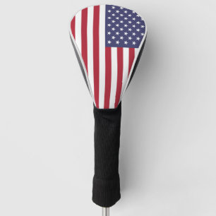 American Flag Red White & Blue Golf Head Cover