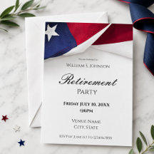 American Flag Retirement Party